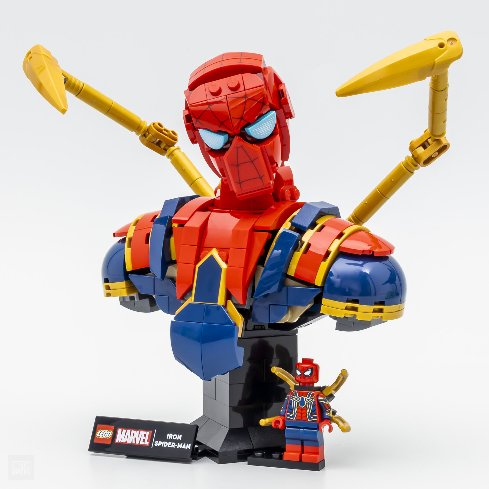 ▻ Review : LEGO Marvel 76326 Iron Spider-Man Bust - HOTH BRICKS